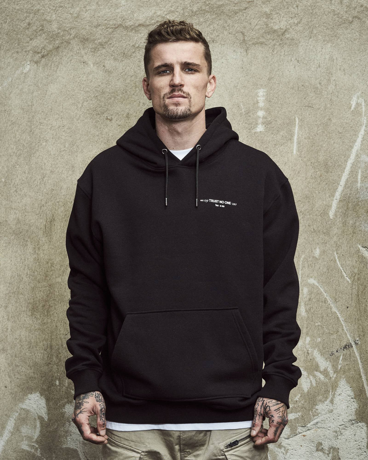 TNO Oversize Hoodie - Believe - schwarz