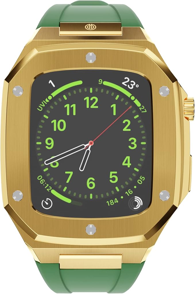 PLATED PARIS Case für Apple Watch Series 6/SE, 44mm - Gold Green