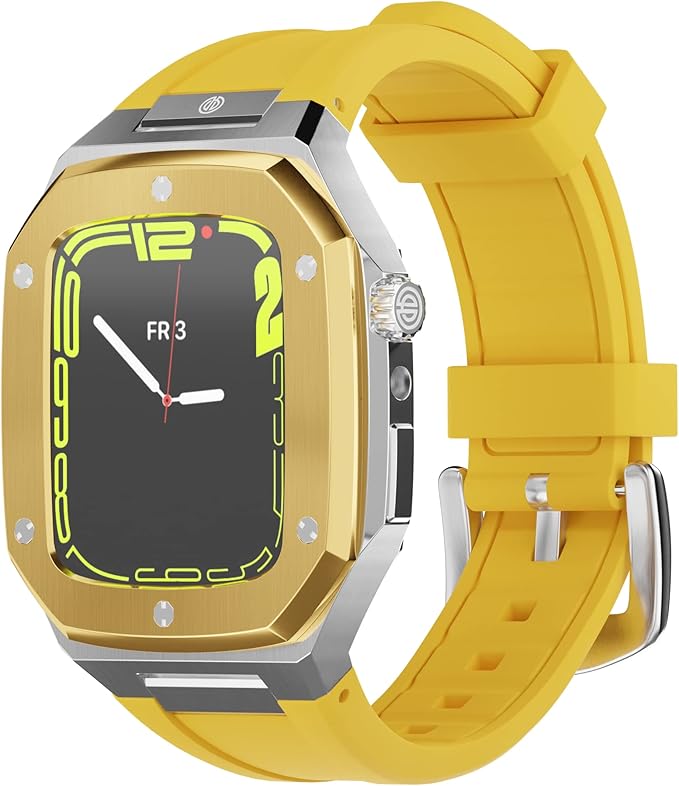 PLATED PARIS Case für Apple Watch Series 6/SE, 44mm - Gold Silver Yellow