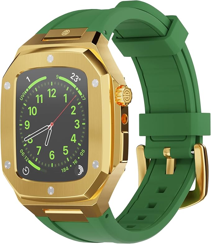 PLATED PARIS Case für Apple Watch Series 6/SE, 44mm - Gold Green