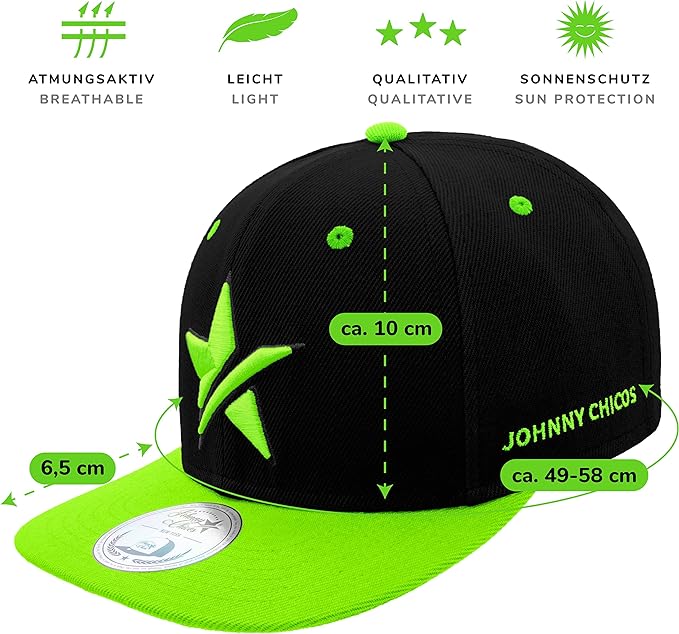 Johnny Chicos Kids Cap - Green Star