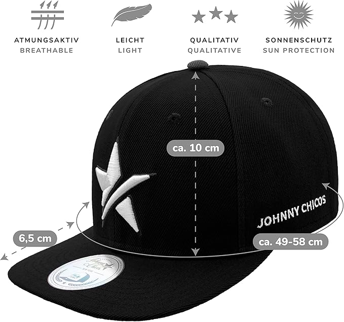 Johnny Chicos Kids Cap - Black Star