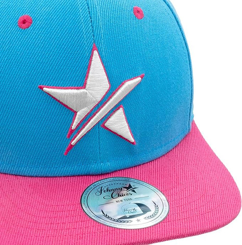 Johnny Chicos Kids Cap - Pink Blue Star