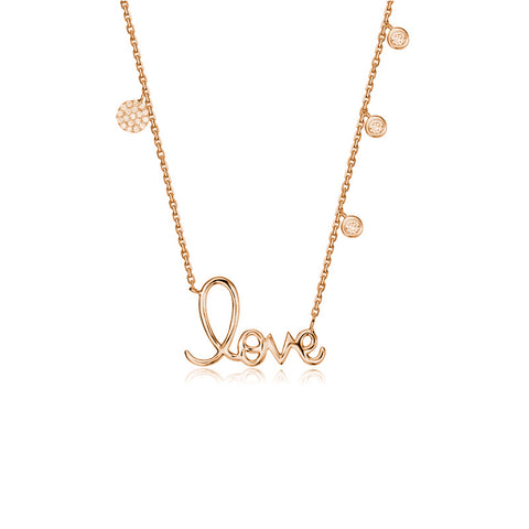 Kette Love-Type Rose-Gold