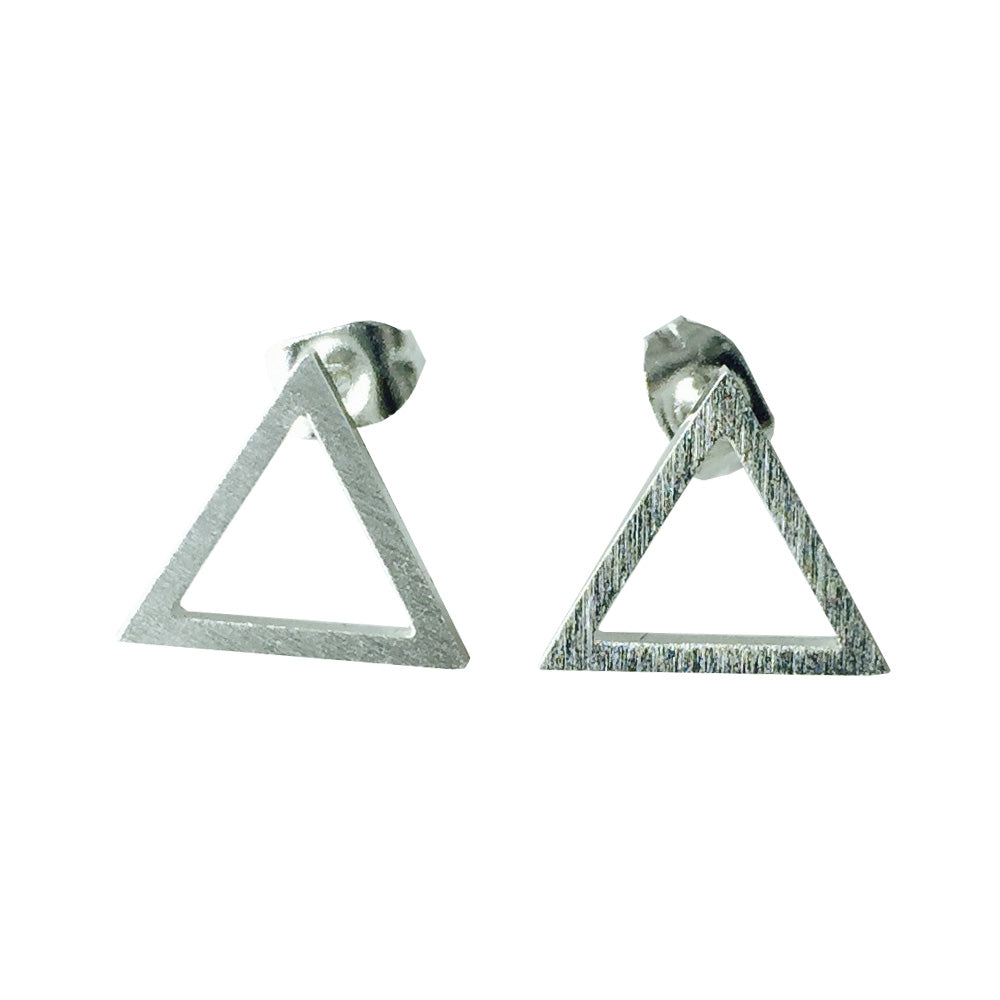 Ohrstecker Triangle Silver