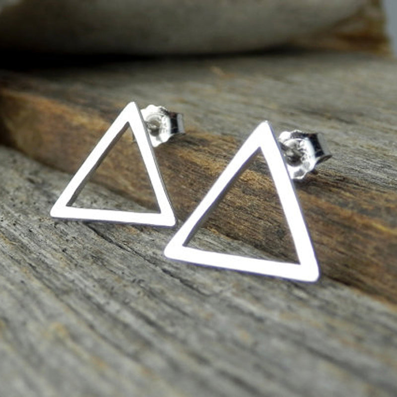 Ohrstecker Triangle Silver