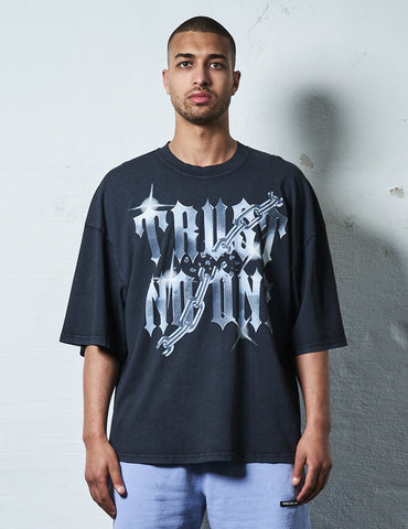 TNO Oversize Shirt | Chain Acid Wash