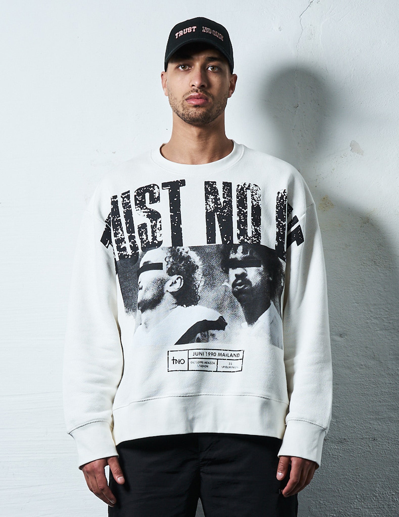 TNO Crewneck Sweater | Black World Cup Print