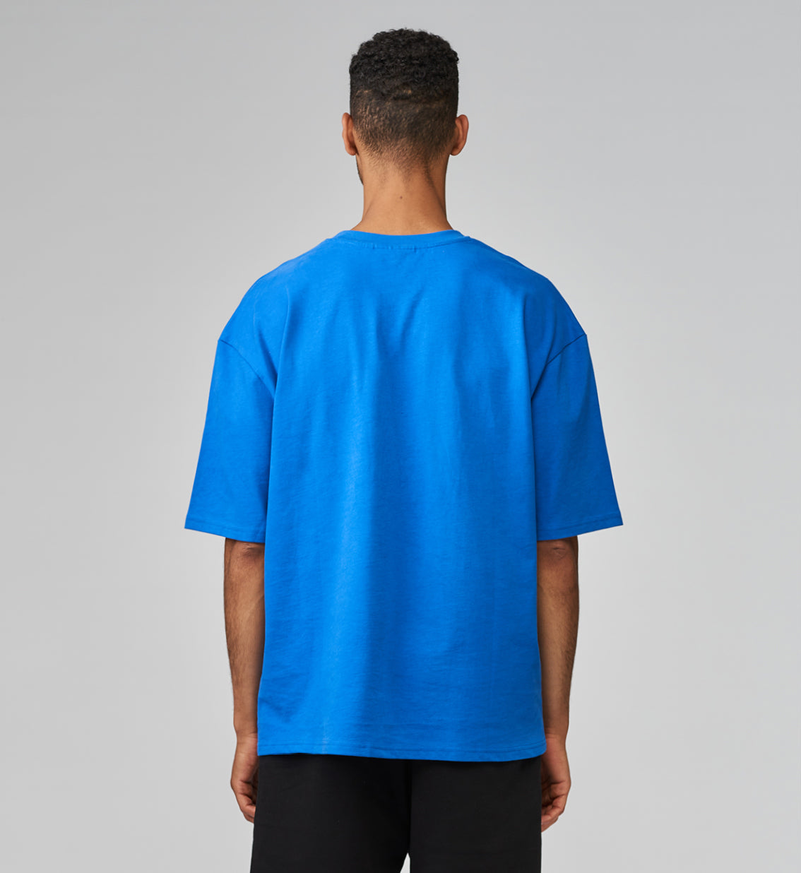 TNO Oversize Shirt | Grid Globe - blau