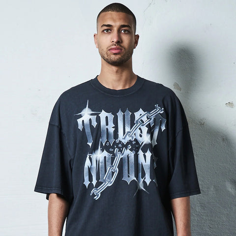 TNO Oversize Shirt | Chain Acid Wash