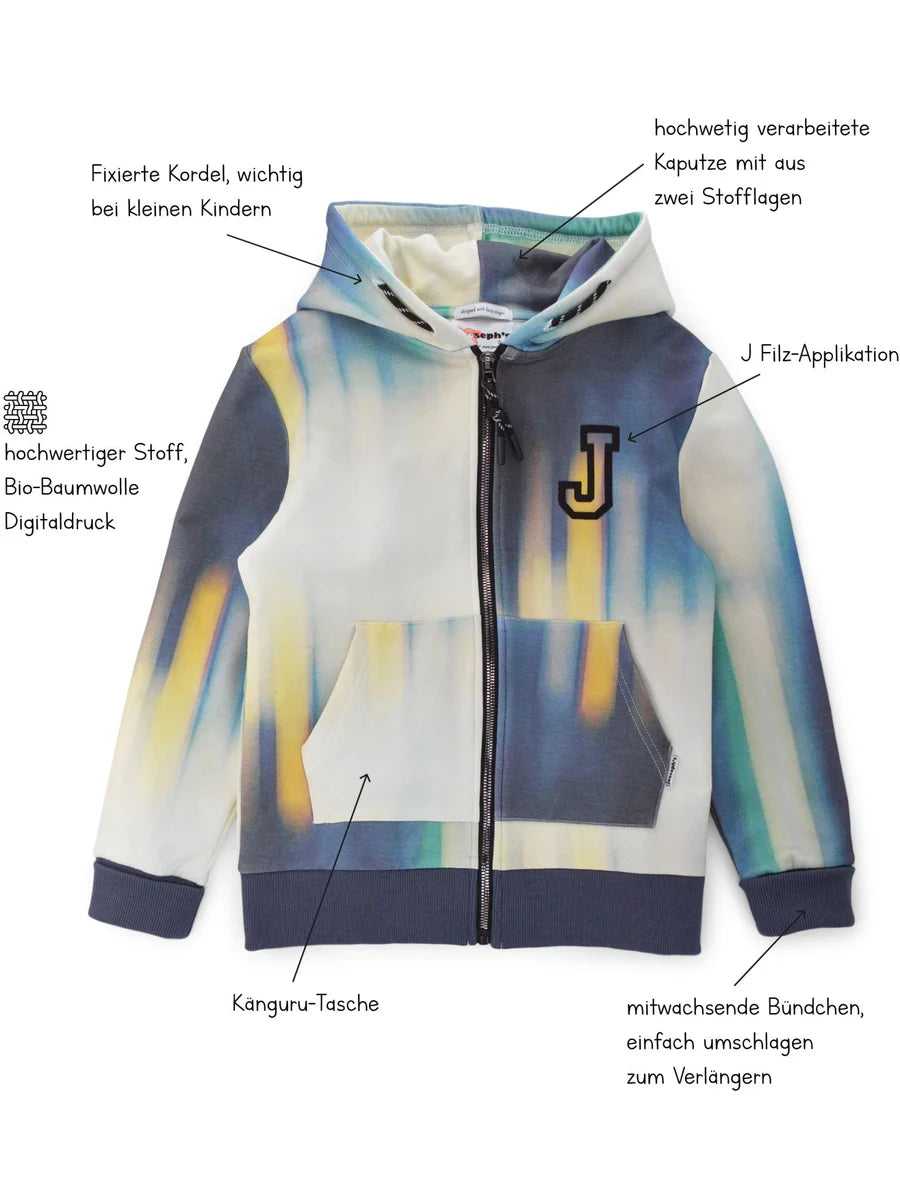 Kinder Sweatjacke MOIRY - faded